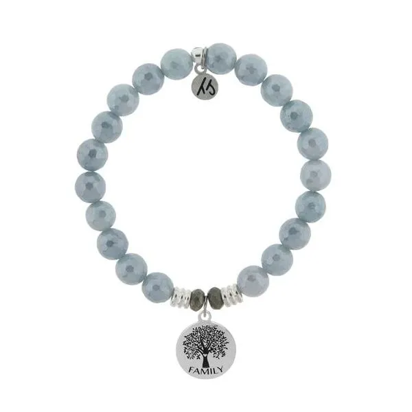 Family Tree Blue Quartzite Bead Bracelet Peter & Co. Jewelers Avon Lake, OH