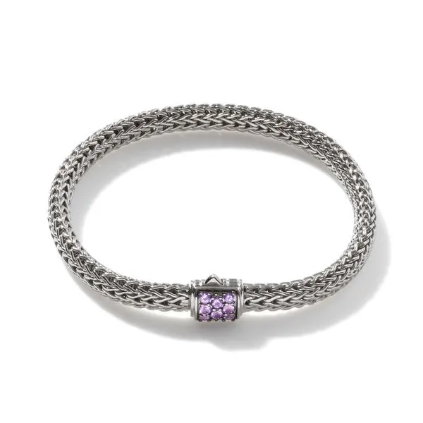 John Hardy Classic Chain Amethyst Bracelet Peter & Co. Jewelers Avon Lake, OH
