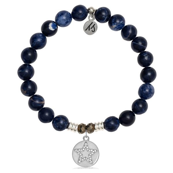 Wish Upon A Star Sodalite Bead Bracelet Peter & Co. Jewelers Avon Lake, OH