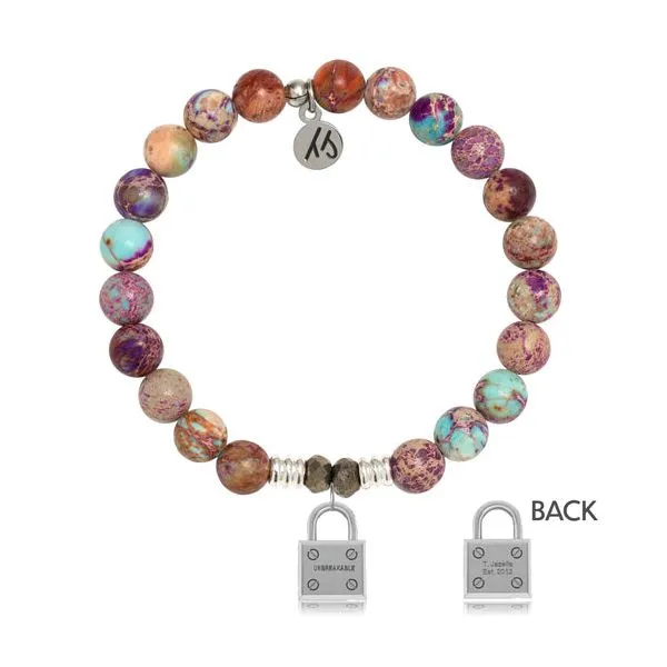 Unbreakable Purple Jasper Bead Bracelet Peter & Co. Jewelers Avon Lake, OH