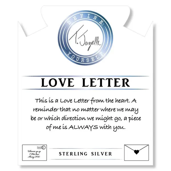 Love Letter White Agate Bead Bracelet Image 2 Peter & Co. Jewelers Avon Lake, OH