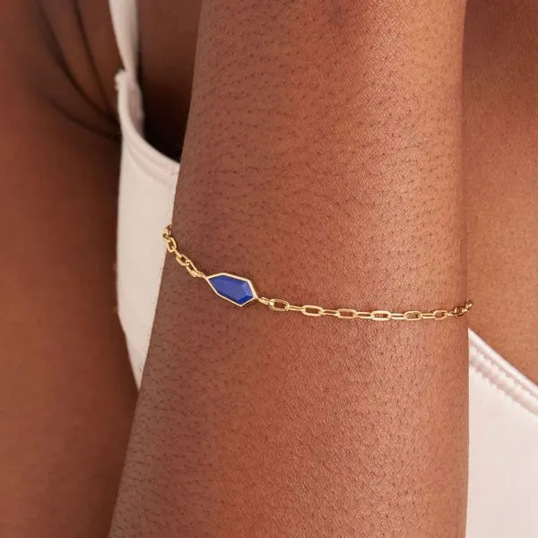Ania Haie Lapis Emblem Chain Bracelet Image 3 Peter & Co. Jewelers Avon Lake, OH