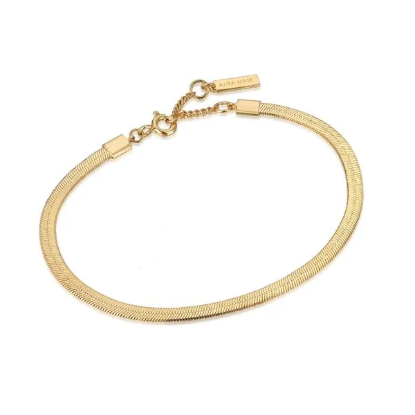 Ania Haie Flat Snake Chain Bracelet Peter & Co. Jewelers Avon Lake, OH