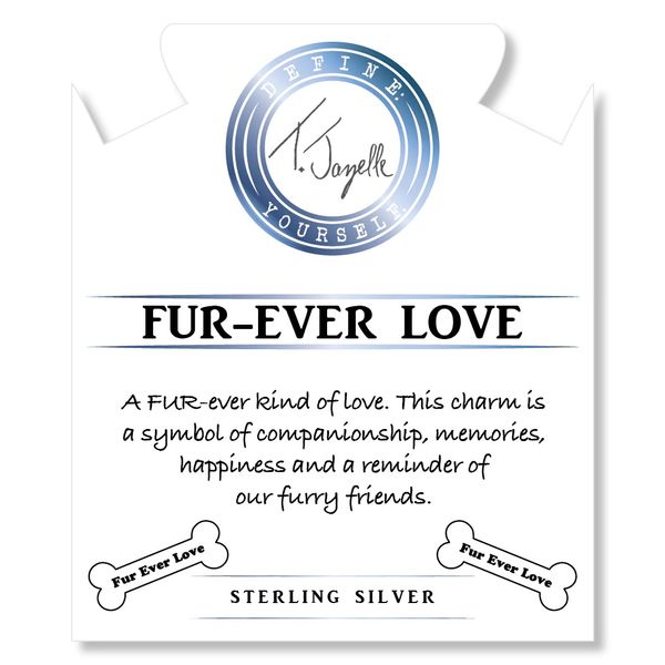 Fur Ever Love Blue Agate Bead Bracelet Image 2 Peter & Co. Jewelers Avon Lake, OH
