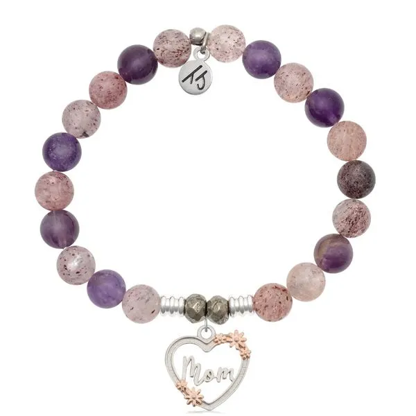 Heart Mom Super 7 Bead Bracelet Peter & Co. Jewelers Avon Lake, OH