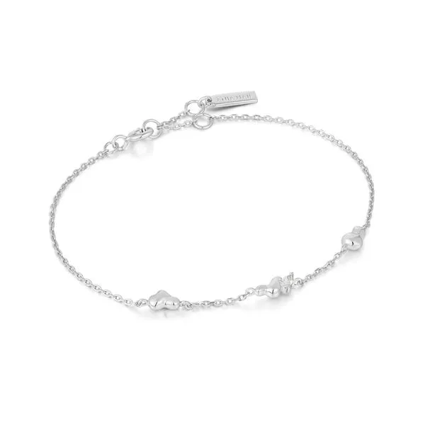 Ania Haie Silver Twisted Wave Chain Bracelet Peter & Co. Jewelers Avon Lake, OH