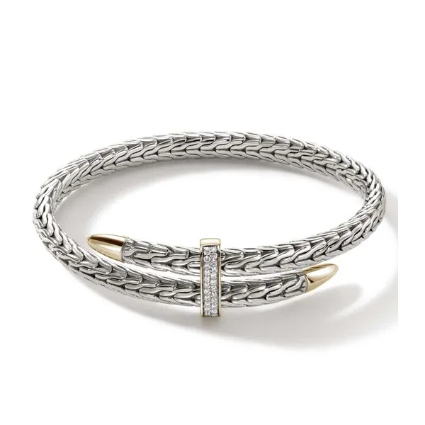 John Hardy Spear Pavé Flex Cuff Peter & Co. Jewelers Avon Lake, OH