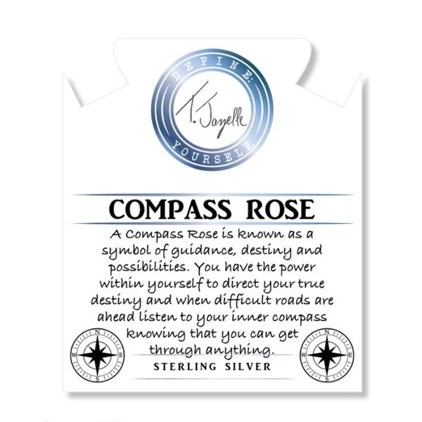 Compass Rose Caribbean Quartzite Bead Bracelet Image 2 Peter & Co. Jewelers Avon Lake, OH