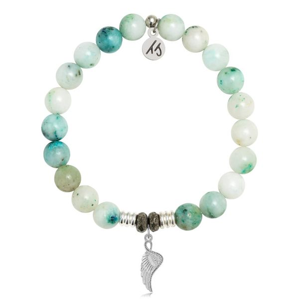 Angel Blessings Caribbean Quartzite Bead Bracelet Peter & Co. Jewelers Avon Lake, OH