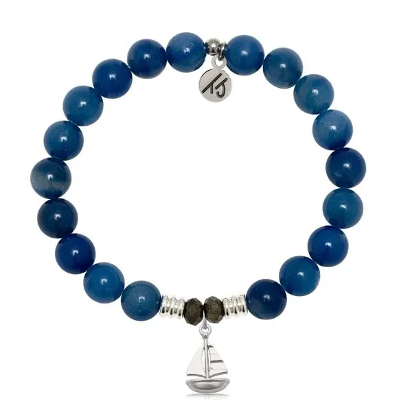 Sailboat Blue Aventurine Bead Bracelet Peter & Co. Jewelers Avon Lake, OH
