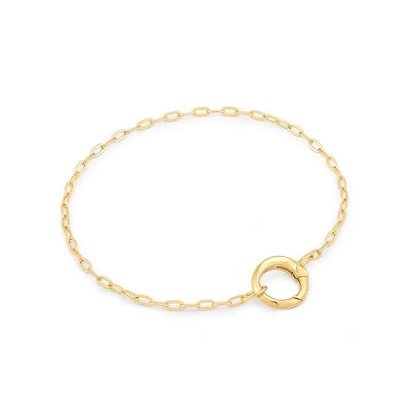 Ania Haie Gold Mini Link Charm Chain Connector Bracelet Peter & Co. Jewelers Avon Lake, OH