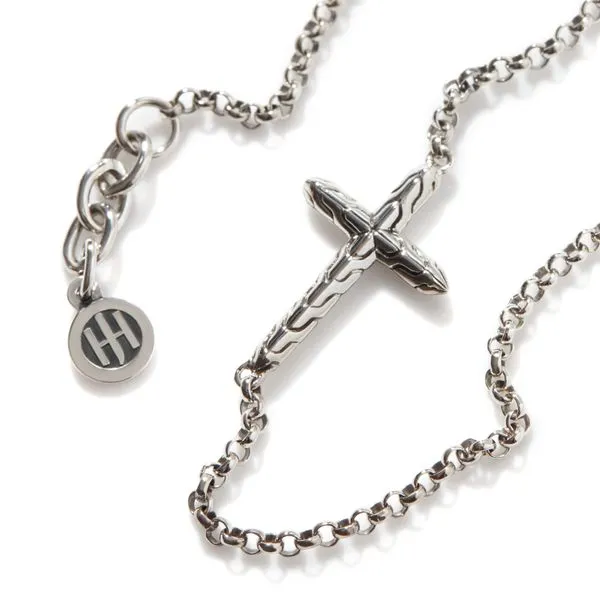 John Hardy Carved Chain Cross Bracelet Image 2 Peter & Co. Jewelers Avon Lake, OH