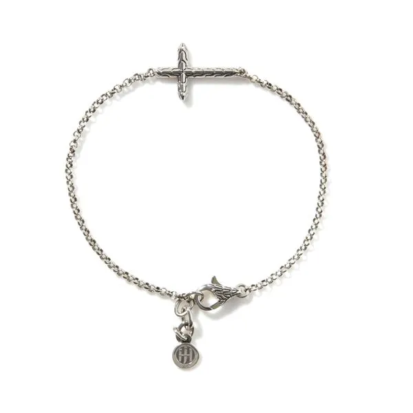 John Hardy Carved Chain Cross Bracelet Image 4 Peter & Co. Jewelers Avon Lake, OH