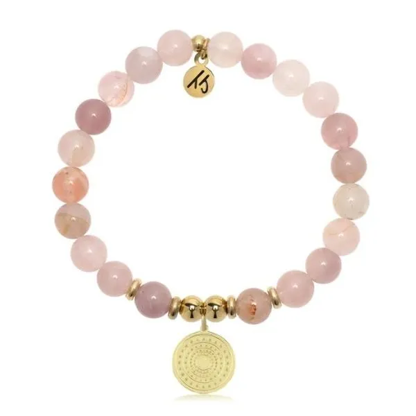 Gold Family Circle Madagascar Quartz Bead Bracelet Peter & Co. Jewelers Avon Lake, OH