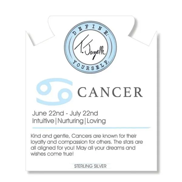 Zodiac Collection- Cancer White Moonstone Bead Bracelet Image 2 Peter & Co. Jewelers Avon Lake, OH