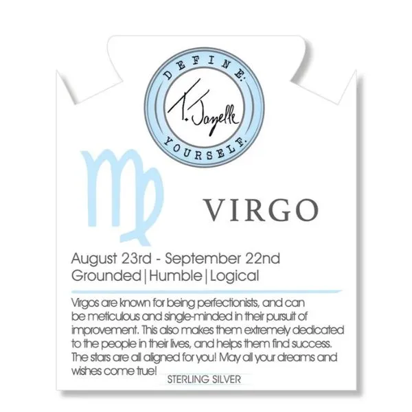 Zodiac Collection- Virgo White Moonstone Bead Bracelet Image 2 Peter & Co. Jewelers Avon Lake, OH