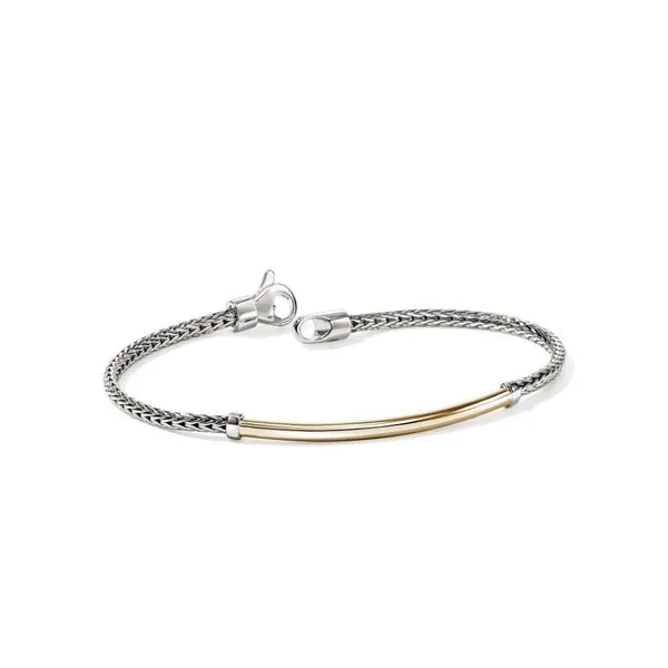 John Hardy Essentials 14k & Silver Bracelet Image 3 Peter & Co. Jewelers Avon Lake, OH