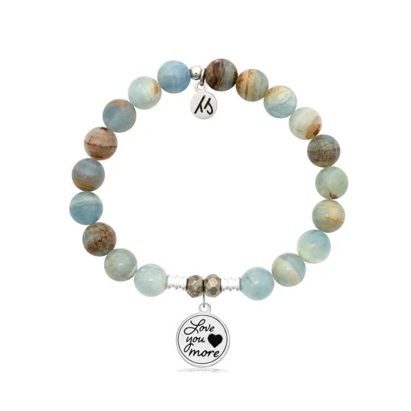 Love You More Blue Calcite Bead Bracelet Peter & Co. Jewelers Avon Lake, OH
