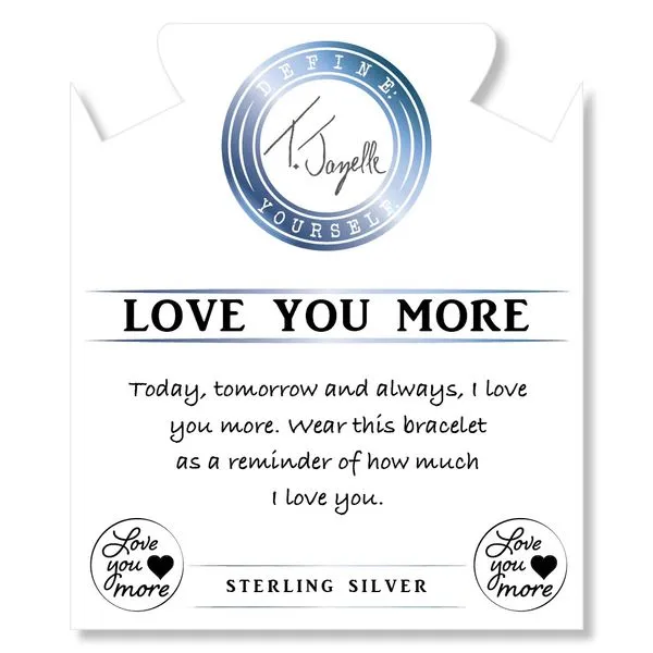 Love You More Blue Aquamarine Bead Bracelet Image 2 Peter & Co. Jewelers Avon Lake, OH