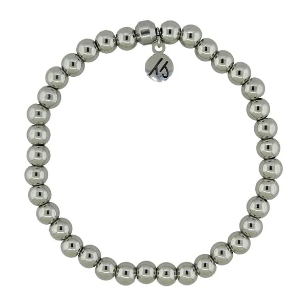 Silver Steel Everyday Bead Bracelet Peter & Co. Jewelers Avon Lake, OH