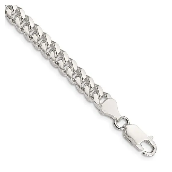 Sterling Silver 6mm d/c Curb Link Bracelet Peter & Co. Jewelers Avon Lake, OH