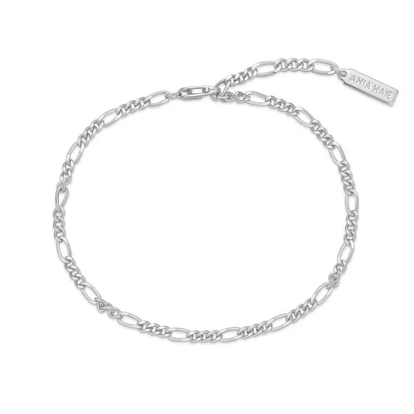 Ania Haie Silver Filia Curb Chain Bracelet Image 2 Peter & Co. Jewelers Avon Lake, OH
