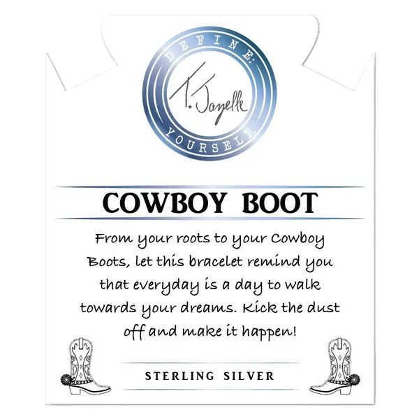 Cowboy Boot Australian Agate Bead Bracelet Image 2 Peter & Co. Jewelers Avon Lake, OH