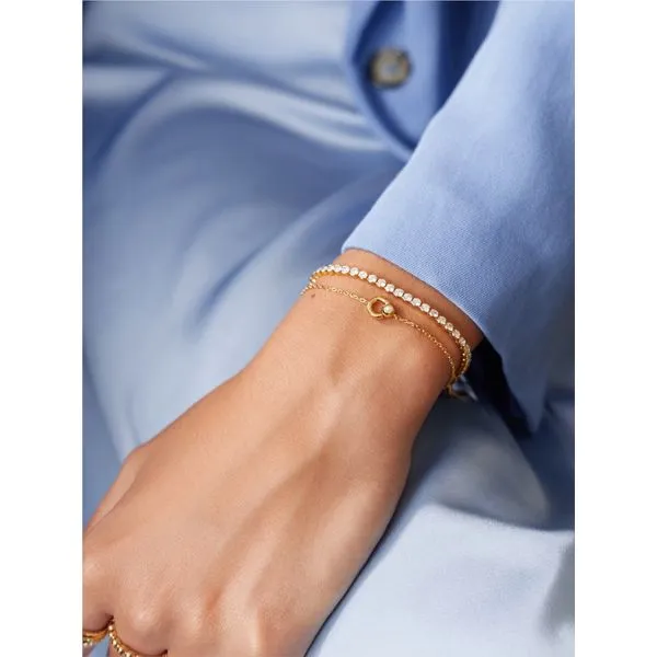 Ania Haie Gold Hoop Freshwater Pearl Bracelet Image 3 Peter & Co. Jewelers Avon Lake, OH