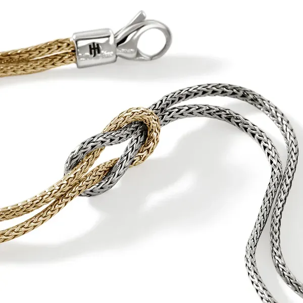 John Hardy Two-Tone Love Knot Bracelet- 1.8mm Image 2 Peter & Co. Jewelers Avon Lake, OH