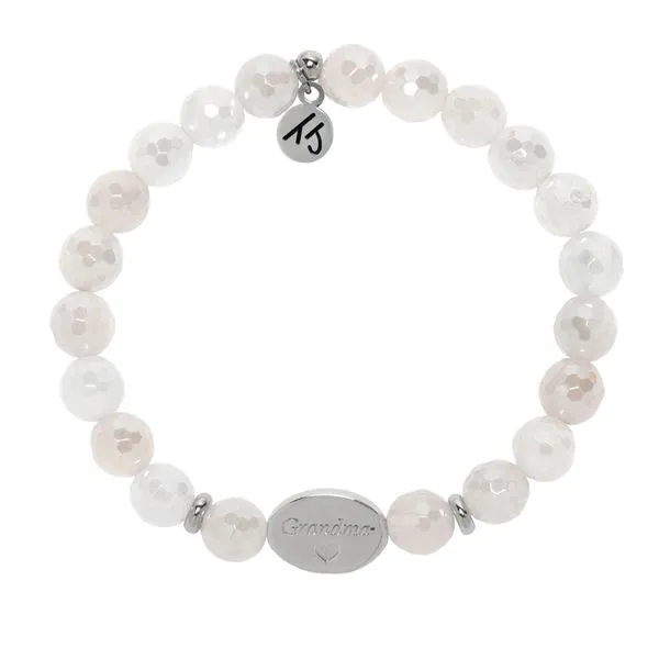 Family Bead Bracelet- Grandma Bead with Rose Quartz Peter & Co. Jewelers Avon Lake, OH