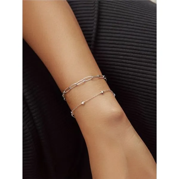Ania Haie Silver Linked Chunky Bracelet Image 2 Peter & Co. Jewelers Avon Lake, OH