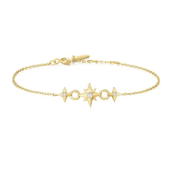 Ania Haie Gold Linked Star Bracelet Peter & Co. Jewelers Avon Lake, OH