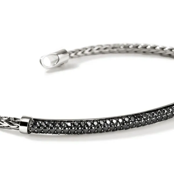 John Hardy Essential Pavé Black Sapphire Bracelet Image 2 Peter & Co. Jewelers Avon Lake, OH