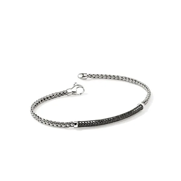 John Hardy Essential Pavé Black Sapphire Bracelet Image 3 Peter & Co. Jewelers Avon Lake, OH