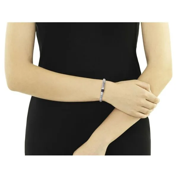 John Hardy Icon Bracelet- Black Sapphire Image 4 Peter & Co. Jewelers Avon Lake, OH