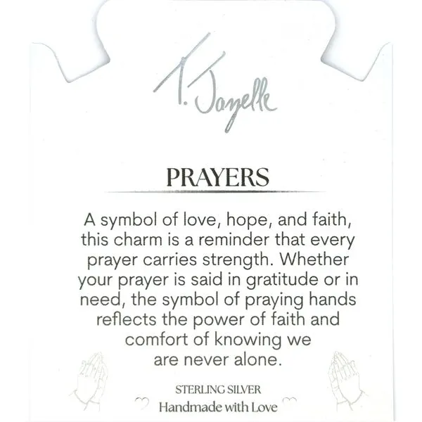 Prayers Aqua Agate Bead Bracelet Image 2 Peter & Co. Jewelers Avon Lake, OH