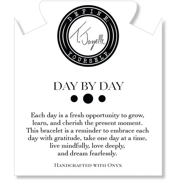 Day By Day Black Onyx Bead Bracelet Image 2 Peter & Co. Jewelers Avon Lake, OH