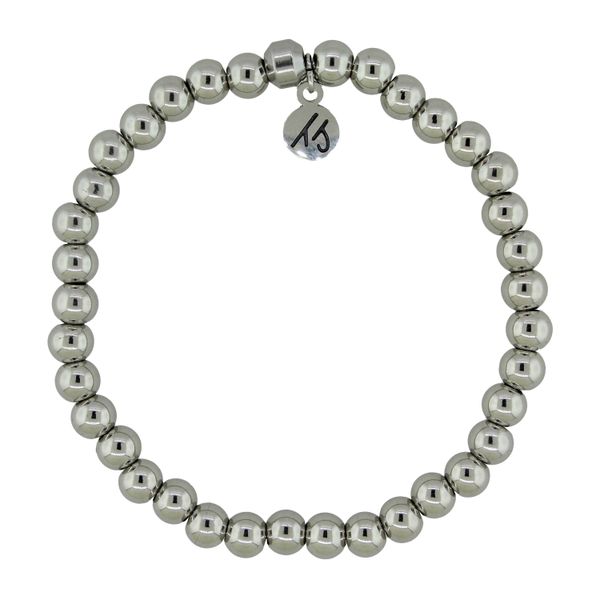 Silver Steel Everyday Bead Bracelet Peter & Co. Jewelers Avon Lake, OH