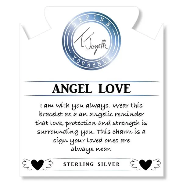 Angel Love Larimar Bead Bracelet Image 2 Peter & Co. Jewelers Avon Lake, OH