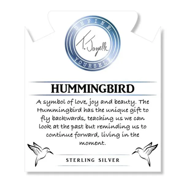 Hummingbird White Cats Eye Bead Bracelet Image 2 Peter & Co. Jewelers Avon Lake, OH