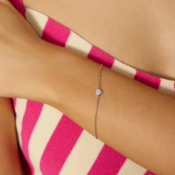 Ania Haie Silver Sweetheart Pavé Bracelet Image 3 Peter & Co. Jewelers Avon Lake, OH