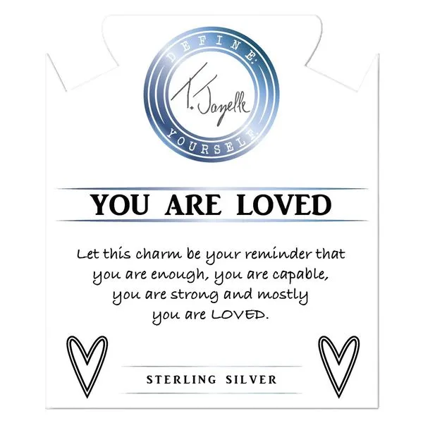 You Are Loved White Cats Eye Bead Bracelet Image 2 Peter & Co. Jewelers Avon Lake, OH