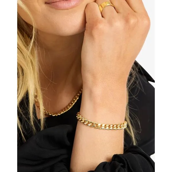 Melinda Maria Julian Cuban Chain Bracelet 6.8mm Image 3 Peter & Co. Jewelers Avon Lake, OH