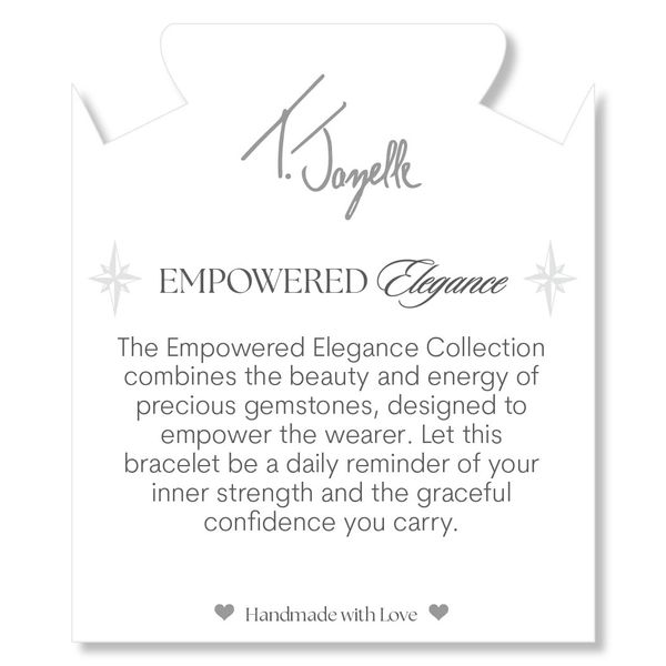 Empowered Elegance White Cats Eye Bead Bracelet Image 2 Peter & Co. Jewelers Avon Lake, OH