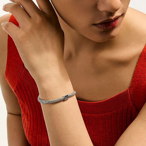 John Hardy Icon Bracelet, Black Sapphire, 5mm Image 5 Peter & Co. Jewelers Avon Lake, OH
