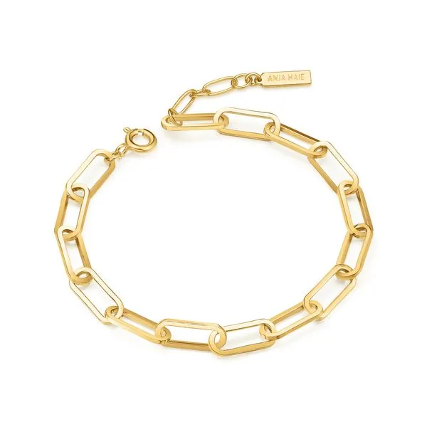 Ania Haie Gold Bold Chunky Chain Bracelet Peter & Co. Jewelers Avon Lake, OH