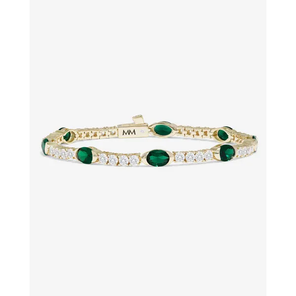 The Maven Tennis Bracelet- Green Peter & Co. Jewelers Avon Lake, OH