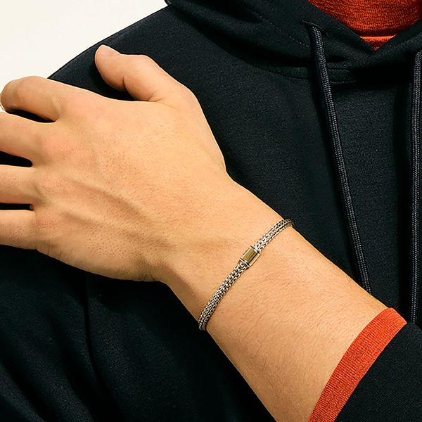 John Hardy Two-Tone Icon Bracelet, 5mm Image 5 Peter & Co. Jewelers Avon Lake, OH