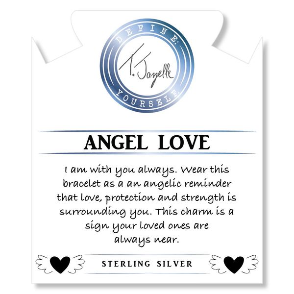 Angel Love Larimar Bead Bracelet Image 2 Peter & Co. Jewelers Avon Lake, OH