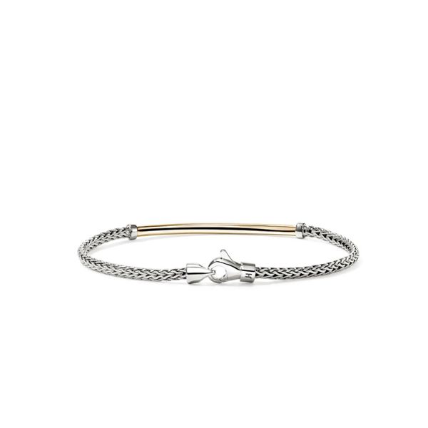 John Hardy Essentials 14k & Silver Bracelet Image 4 Peter & Co. Jewelers Avon Lake, OH